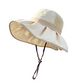 Cappello da sole a corona in maglia traspirante con fiocco.