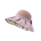 Cappello da sole a corona in maglia traspirante con fiocco.