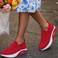 👟✨ Scarpe da passeggio slip-on con cuscinetti d'aria – Traspiranti, ammortizzanti, comode tutto il giorno 🌿