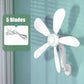 Ventilatore da parete potente e leggero per uso domestico