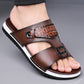 💨 Sandali slip-on traspiranti da uomo – morbida ecopelle, facili da abbinare per le giornate calde☀️