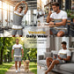 🏖️👕 Completo sportivo estivo da uomo color-block: t-shirt traspirante e pantaloncini con coulisse, due pezzi.
