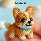 🎨🐶 Kit per modellino 3D di cane con perline colorate – Sconto del 50%! Perline colorate, design 3D e tanto divertimento creativo per tutte le età. 🔥✨