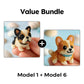 🎨🐶 Kit per modellino 3D di cane con perline colorate – Sconto del 50%! Perline colorate, design 3D e tanto divertimento creativo per tutte le età. 🔥✨