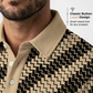 🎁2026 Nuovi Arrivi 50% OFF💥Camicie da Uomo con Stampa Geometrica e Colletto – Muscle Fit, Traspirante, Resistente allo Sbiadimento ✨