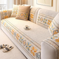 Copridivano in Chenille Stile Boho Antiscivolo