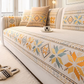 Copridivano in Chenille Stile Boho Antiscivolo