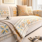 Copridivano in Chenille Stile Boho Antiscivolo