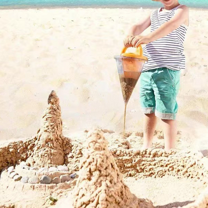 🏖️ Giocattolo da spiaggia a forma di cono creativo – Divertimento infinito sulla spiaggia per bambini ☀️