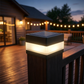 💡 Nuova Luce Solare per Palo – Compatibile con Tubi Alu & PVC 7x7, Resistente alle Intemperie & Adatta per Recinzioni in Legno 🌿🌙