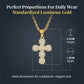💎 50% DI SCONTO! ✨ Ciondolo a Croce con Zirconi – Brillante, elegante e senza tempo – Perfetto per tutti i giorni o occasioni speciali ✝️