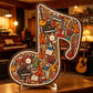 Puzzle in legno con note musicali