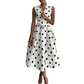 👗 50% SCONTO! 🌸 Vestito Donna a Pois, Scollo a V & Senza Maniche – Leggero, Elegante & Versatile – Perfetto per Tutti i Giorni, Ufficio o Occasioni Speciali – Look Senza Tempo con Freschezza ✨