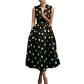 👗 50% SCONTO! 🌸 Vestito Donna a Pois, Scollo a V & Senza Maniche – Leggero, Elegante & Versatile – Perfetto per Tutti i Giorni, Ufficio o Occasioni Speciali – Look Senza Tempo con Freschezza ✨