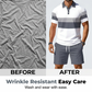 👕 Set Due Pezzi Camicia & Shorts da Uomo – Comodo, Traspirante & Versatile per Estate, Tempo Libero & Viaggi ☀️🩳