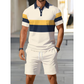 👕 Set Due Pezzi Camicia & Shorts da Uomo – Comodo, Traspirante & Versatile per Estate, Tempo Libero & Viaggi ☀️🩳
