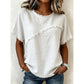 ⏳Offerta Speciale a Tempo Limitato⏰Top Estivo da Donna con Pannelli a Bordo Grezzo👚