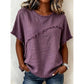 ⏳Offerta Speciale a Tempo Limitato⏰Top Estivo da Donna con Pannelli a Bordo Grezzo👚