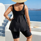 👙 OFFERTA LIMITATA 50% DI SCONTO! 💥 Costume da Bagno Donna Tankini Fluente con Top e Pantaloncini – Controllo Pancia, Boy Shorts, Supporto ✨