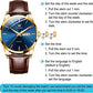 ⌚ SCONTO DEL 50% PER UN PERIODO LIMITATO! 💥 Orologio da uomo semplice con giorno e data – Acciaio inossidabile, lancette luminescenti, classico ✨