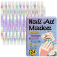 🎨⏳ Ultime 24h | Pennello Manicure Bifacciale per Disegni Fine -50%
