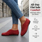 Scarpe basse da donna con scollo a V