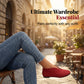 Scarpe basse da donna con scollo a V