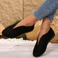 Scarpe basse da donna con scollo a V