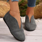 Scarpe basse da donna con scollo a V