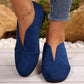 Scarpe basse da donna con scollo a V