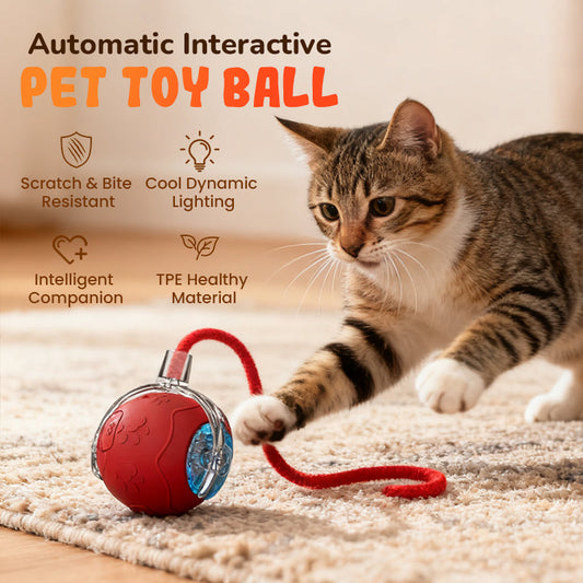 Pallina Giocattolo Interattiva Automatica per Animali Domestici