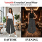 🔥 Oggi SCONTO DEL 50%! Pantaloni da donna a vita alta, dalla linea morbida e a gamba larga: snellenti, comodi e chic
