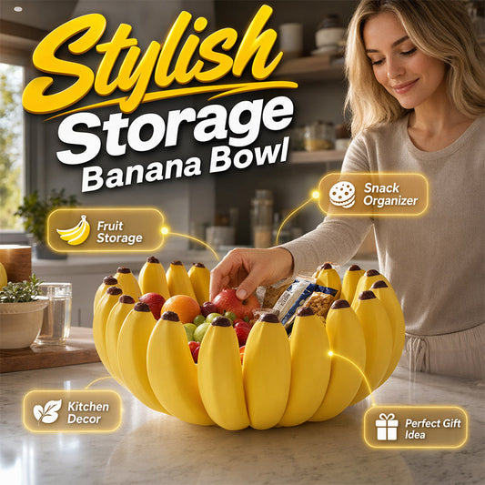Ciotola Portafrutta a Forma di Banana Creativa