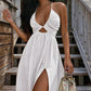 👗Abito Maxi Estivo da Donna con Scollo a V Sexy