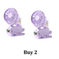 Ventilatore Personale Ricaricabile USB con Nebulizzatore
