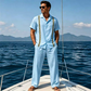 Completo 2 Pezzi da Uomo Traspirante – Camicia e Pantaloni