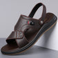 👡 50% SCONTO! ✨ Sandali in Pelle da Uomo 2-in-1 Slip-On – Versatili per Outdoor & Spiaggia – Vera Pelle, Suola Flessibile & Calzata Comoda – Perfetti per le Giornate Calde e Look Casual ☀️🌊