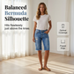 🎁Nuovi Arrivi 2026 50% OFF💥Bermuda di Jeans Casual Effetto Consumato da Donna – Elasticità 4 Direzioni, Orlo Grezzo, Stile Vintage 🌿