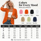 ⌛Offerta a tempo limitato - Cardigan casual da donna con texture e apertura frontale