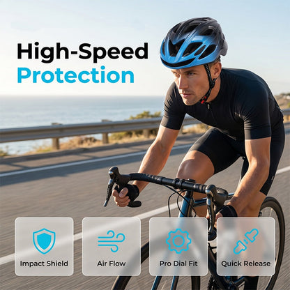 Casco da Mountain Bike In-Mold Regolabile