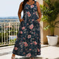 🔥 50% DI SCONTO! 👗 Elegante Maxi Abito con Scollo a V – Vestito Estivo Senza Maniche con Stampa Mimetica | Leggero, Comodo & Per Ogni Occasione ✨