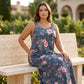 🔥 50% DI SCONTO! 👗 Elegante Maxi Abito con Scollo a V – Vestito Estivo Senza Maniche con Stampa Mimetica | Leggero, Comodo & Per Ogni Occasione ✨