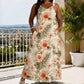🔥 50% DI SCONTO! 👗 Elegante Maxi Abito con Scollo a V – Vestito Estivo Senza Maniche con Stampa Mimetica | Leggero, Comodo & Per Ogni Occasione ✨