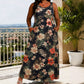 🔥 50% DI SCONTO! 👗 Elegante Maxi Abito con Scollo a V – Vestito Estivo Senza Maniche con Stampa Mimetica | Leggero, Comodo & Per Ogni Occasione ✨