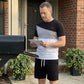 Set da uomo con t-shirt color-block e pantaloncini