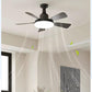 Ventilatore da Soffitto con Luce e Telecomando a Presa E27