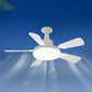 Ventilatore da Soffitto con Luce e Telecomando a Presa E27