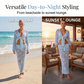 Set Copricostume da Spiaggia in Maglia da Donna