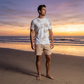 Completo Estivo da Uomo con Stampa Tropicale – Set 2 Pezzi