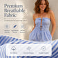 Tuta Estiva da Donna a Righe con Fascia